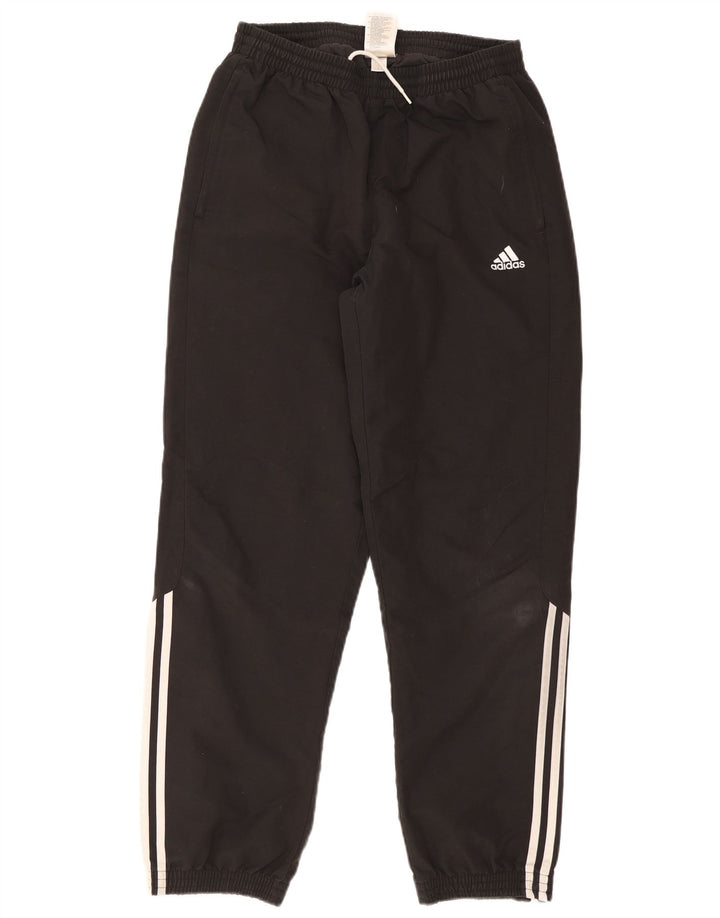 Pantaloni de trening Adidas pentru bărbați Joggeri poliester mediu negru