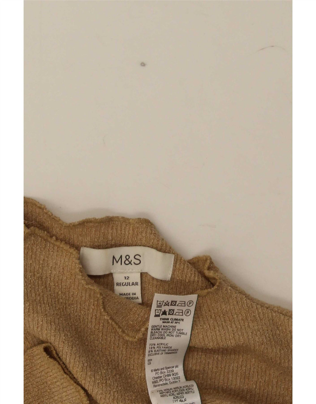 Bluză pentru femei Marks & Spencer, UK 12, maro mediu acrilic