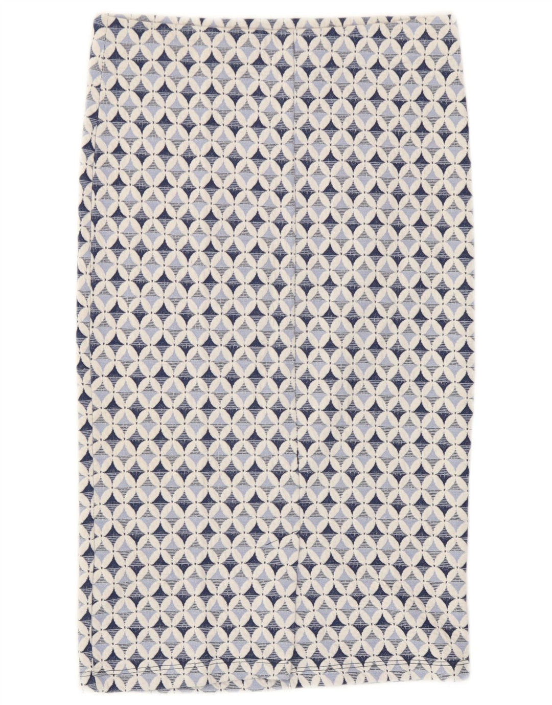 Fusta Dreptă Trafaluc pentru Damă Zara Mediu W28 Poliester Geometric Albastru