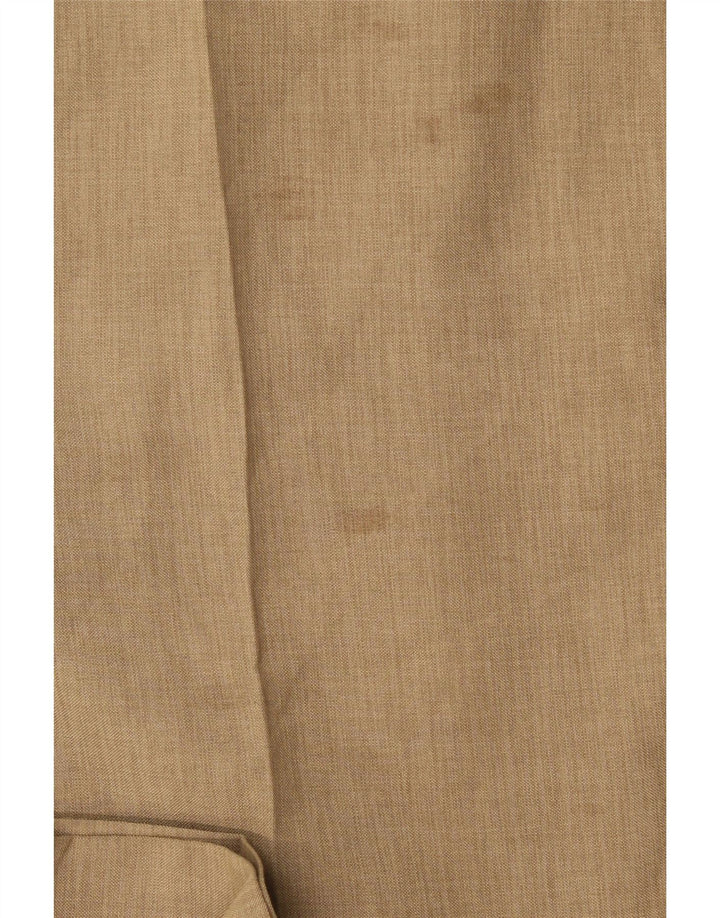 Pantaloni de costum pentru bărbați Marks & Spencer L40 L29 poliester bej