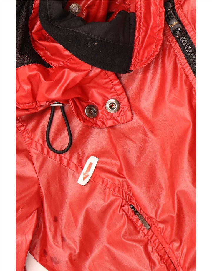 Jachetă de ploaie cu glugă pentru femei Refrigiwear IT 38 XS poliester roșu