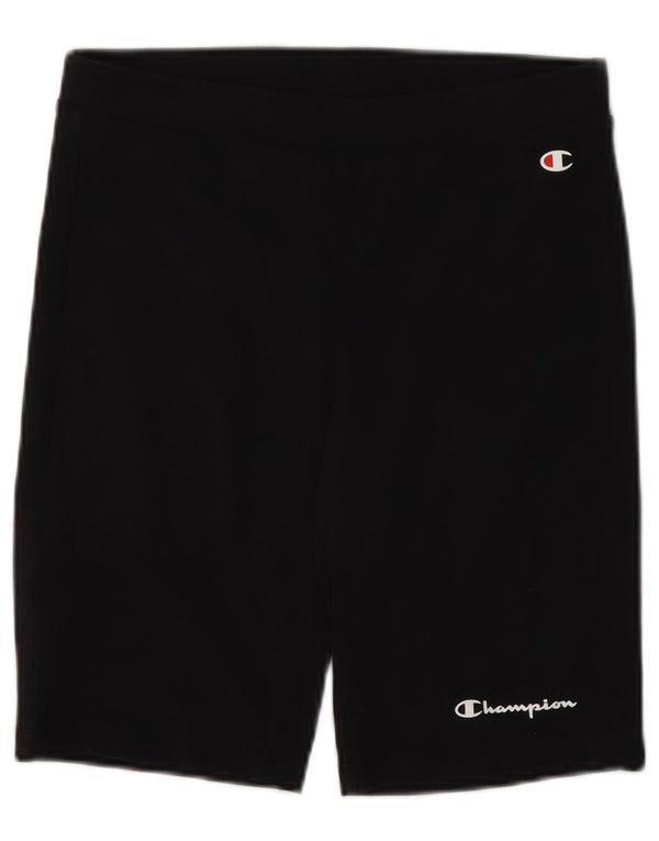 Pantaloni scurți sport Champion pentru femei UK 14 Medium Black Bumbac