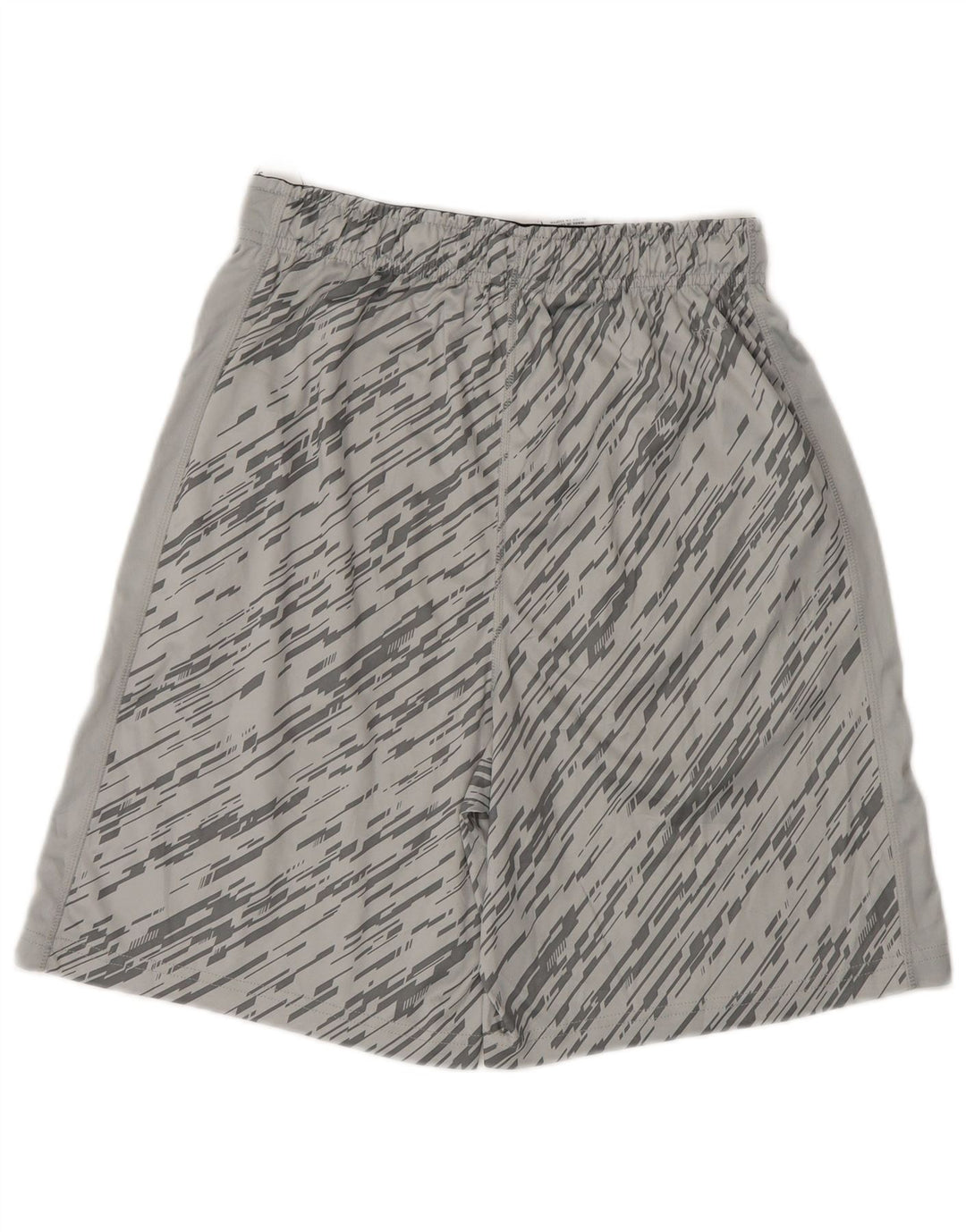 Pantaloni scurți sport Russell Athletic pentru bărbați, poliester cu pături mici, gri