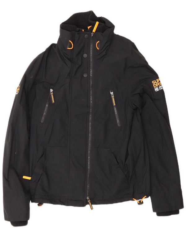 Superdry Windattacker Windbreaker Jacket pentru bărbați UK 38 Medium Black Nylon