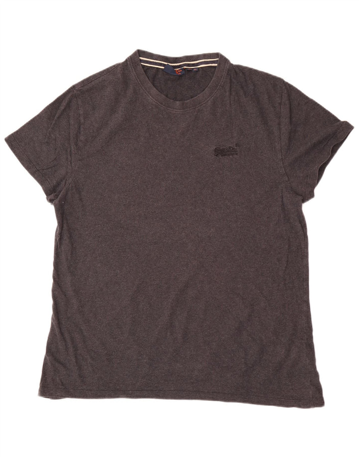 Tricou grafic pentru bărbați Superdry Top XL bumbac gri