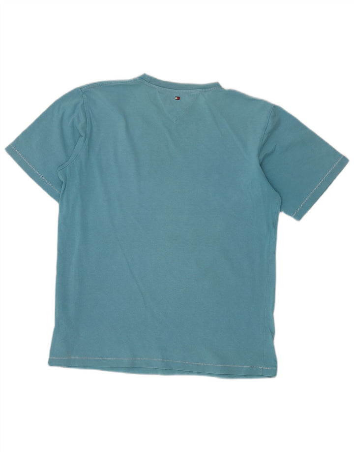 TOMMY HILFIGER Tricou Grafic Băieți Top 13-14 Ani Bumbac Albastru