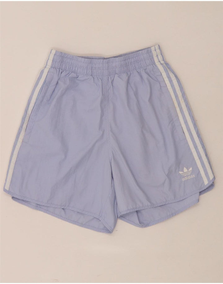 Pantaloni scurți sport Adidas pentru femei UK 8 Small Purple Poliester