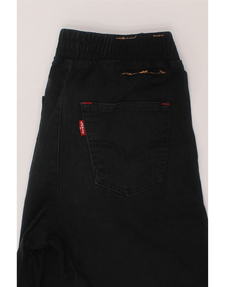 LEVI'S Boys Chino Shorts 7-8 Years Medium W23  Black Cotton Vintage Levi's and Second-Hand Levi's from Messina Hembry 