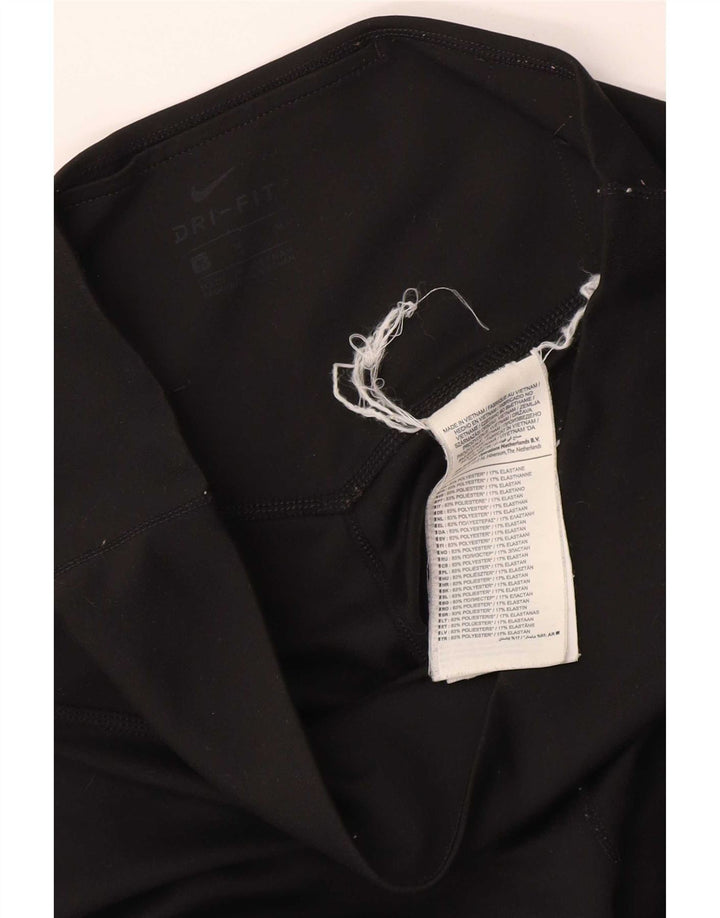 Leggings Nike Dri Fit pentru femei UK 14 Poliester mediu negru