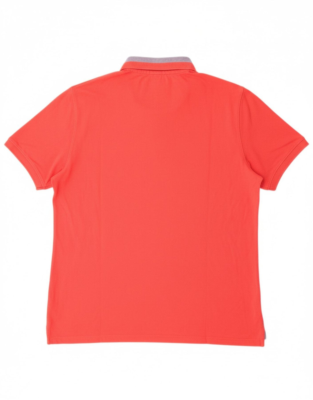 MASSIMO DUTTI Mens Polo Shirt Large Red