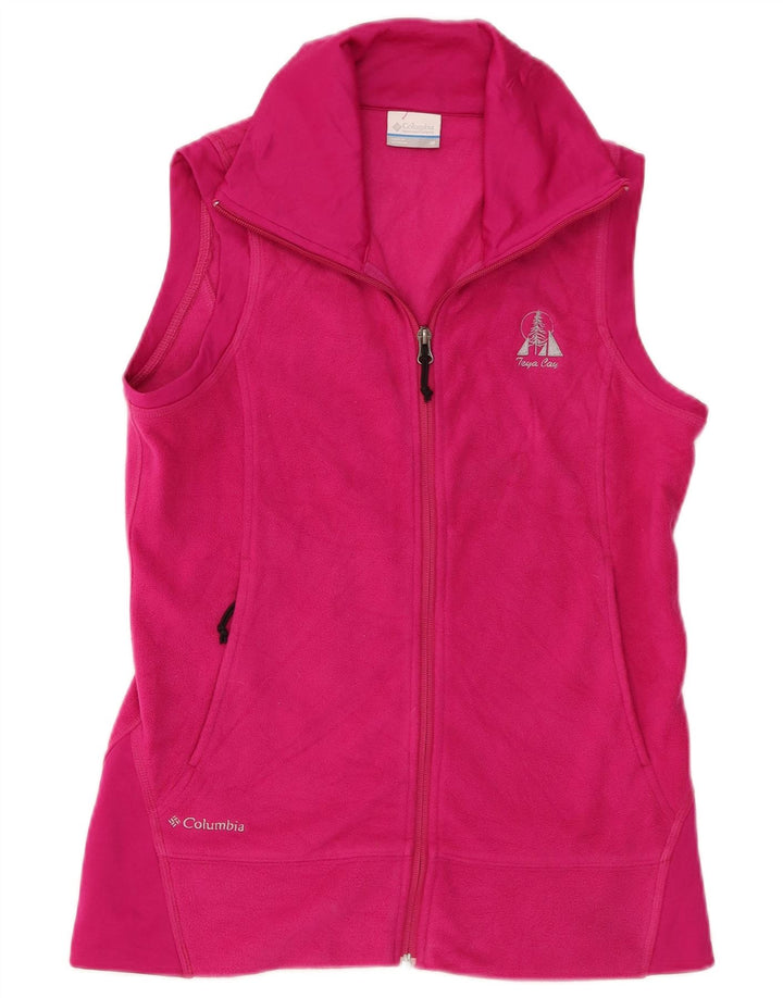 Gilet Columbia pentru femei din fleece UK 12, poliester roz mediu