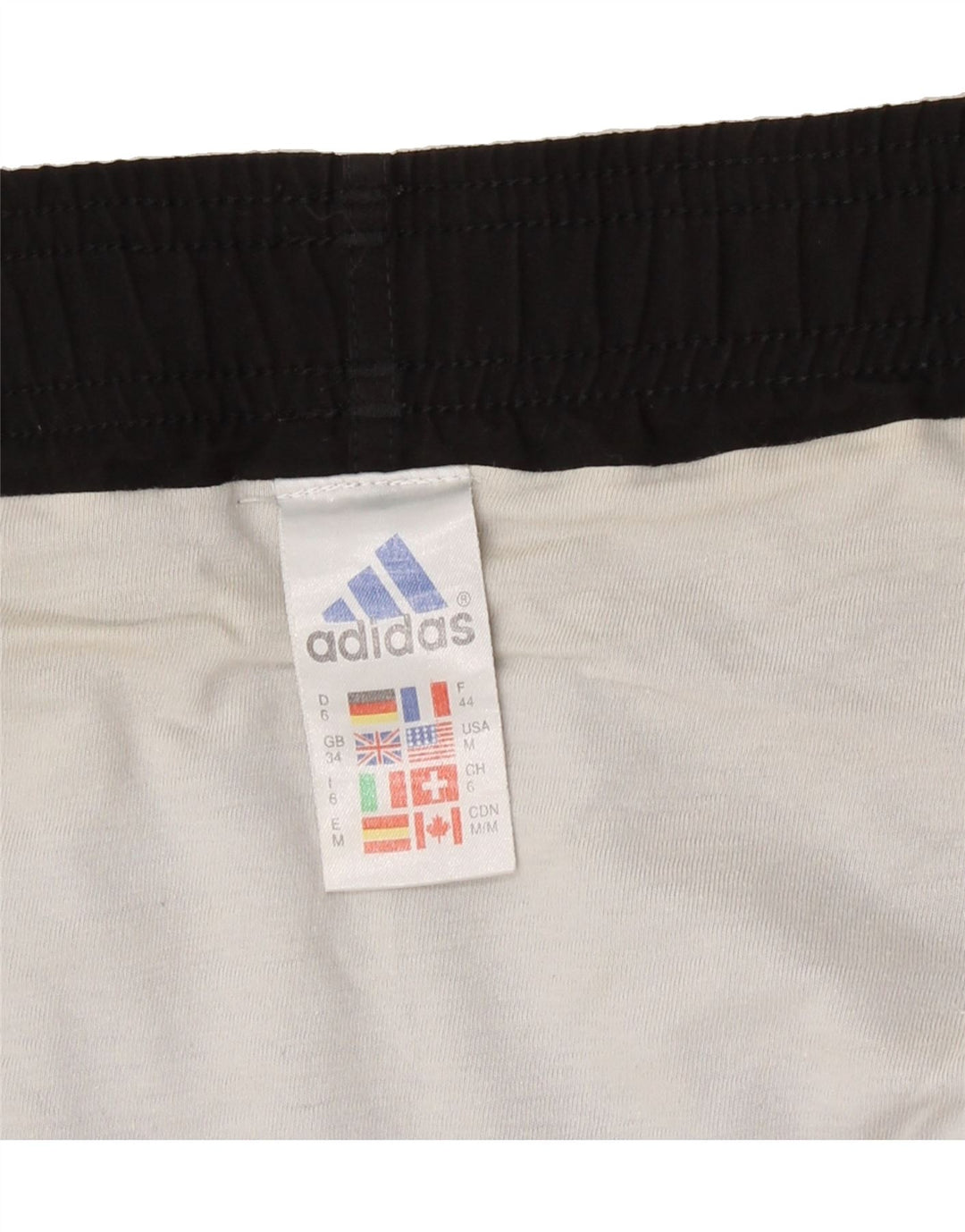 ADIDAS Mens Sport Shorts Large  Black Polyester Vintage Adidas and Second-Hand Adidas from Messina Hembry 