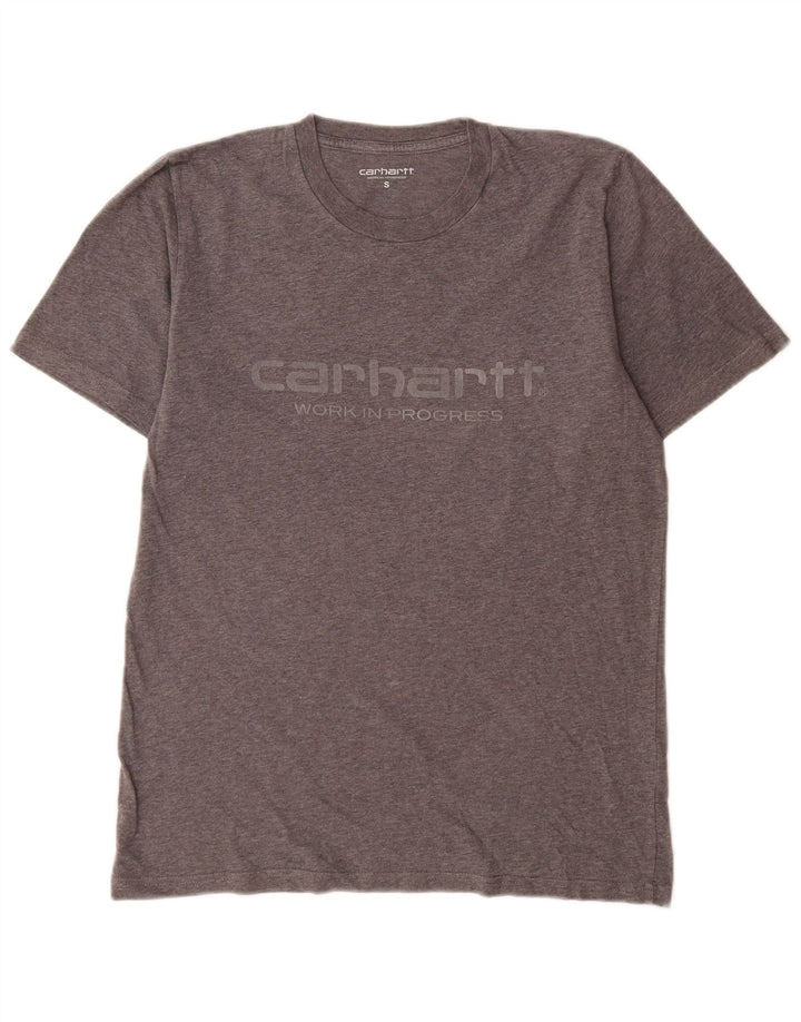 Tricou grafic pentru bărbați Carhartt Top mic din bumbac gri