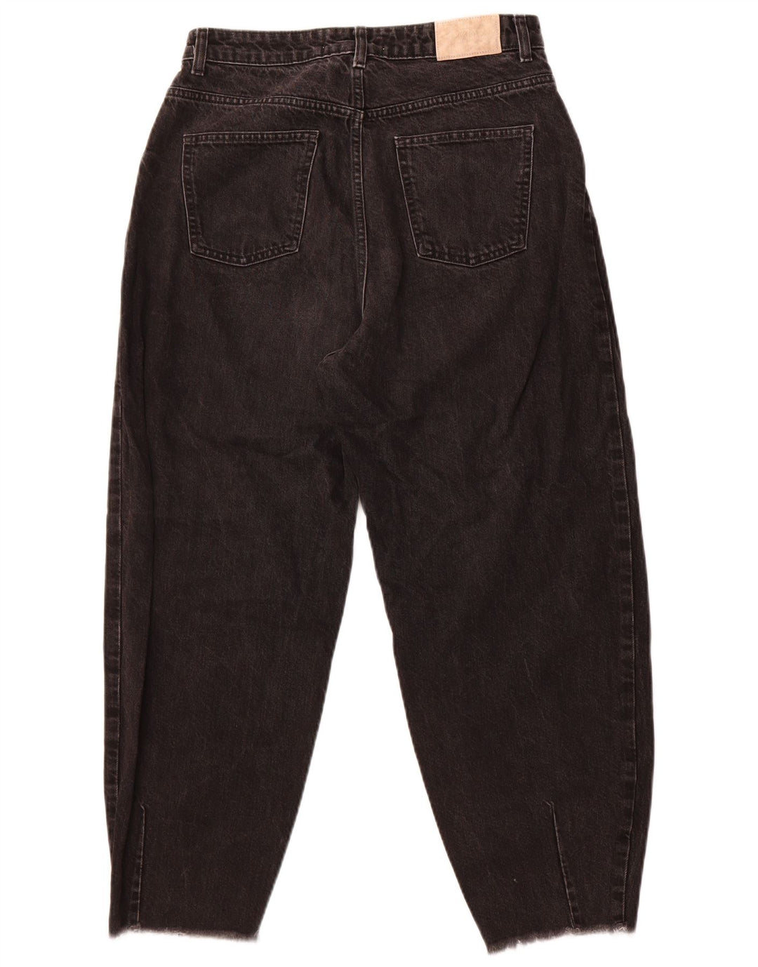 Blugi tăiați pentru femei cu talie înaltă Zara EU 40 Medium L30 L25 Negri