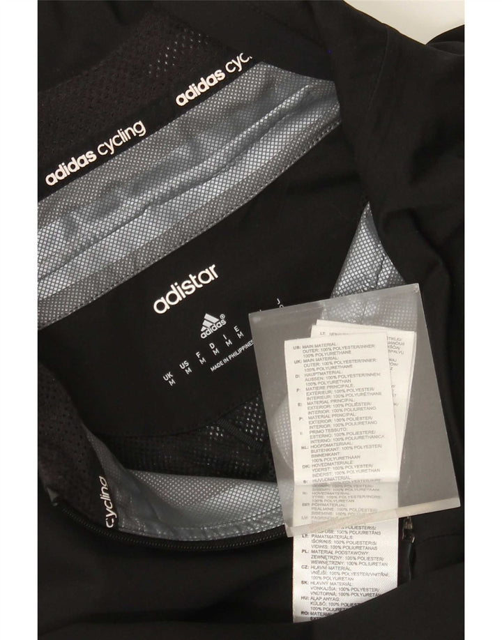 Jachetă de ploaie Adidas Climacool pentru femei UK 14 Poliester mediu negru