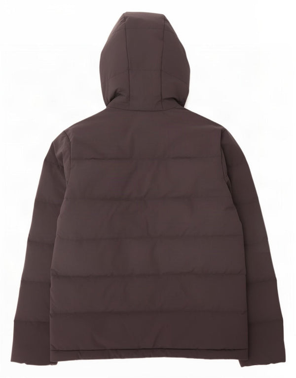 Jachetă căptușită cu glugă Adidas pentru femei UK 4/6 XS poliester negru