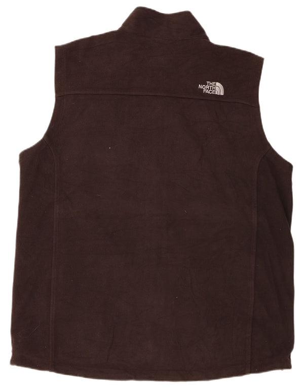 The North Face Mens Fleece Gilet UK 40 Large Black Poliester