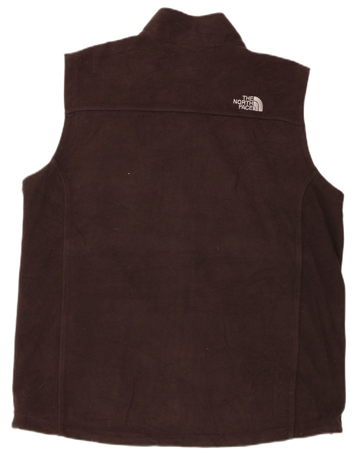 The North Face Mens Fleece Gilet UK 40 Large Black Poliester