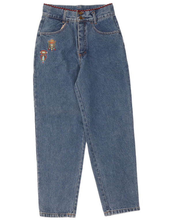 Blugi conici cu talie înaltă pentru femei Mash Rosemary IT 46 Large W32 L27 Blue
