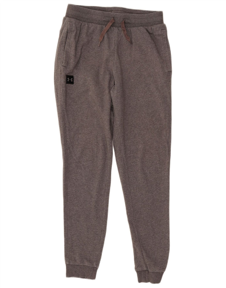 Pantaloni de trening Under Armour pentru bărbați Joggeri din bumbac gri mediu