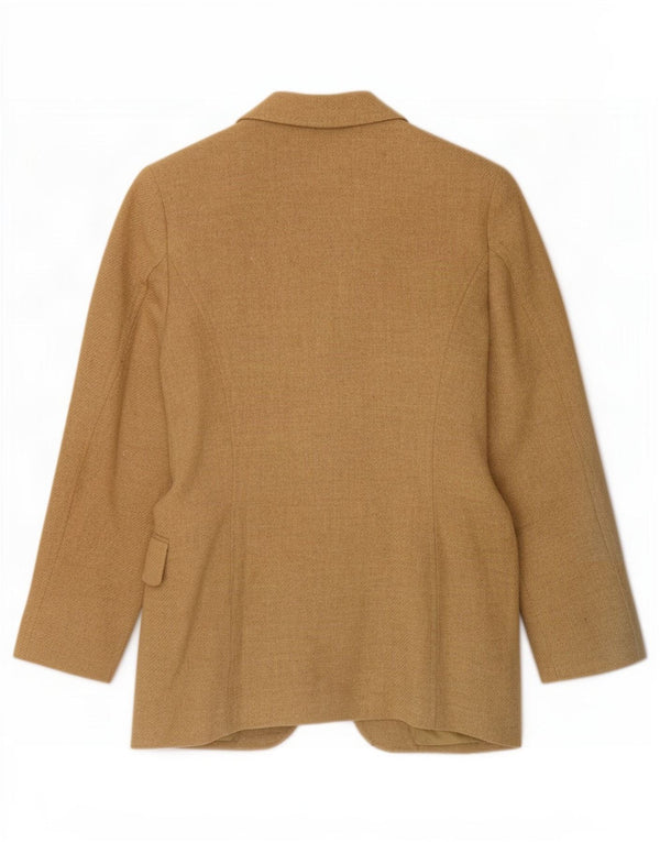 Fay Femei Ema 3 Button Blazer Jacket IT 40 Small Beige