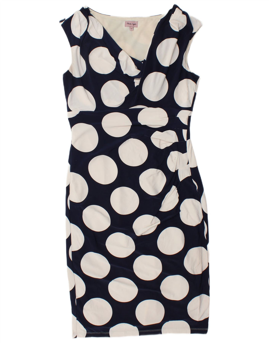 Rochie bodycon pentru femei Phase Eight UK 12 Medium Bleumarin cu buline