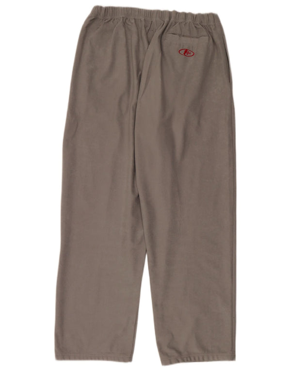 Vintage Mens Tracksuit Trousers 2XL  Grey Polyester