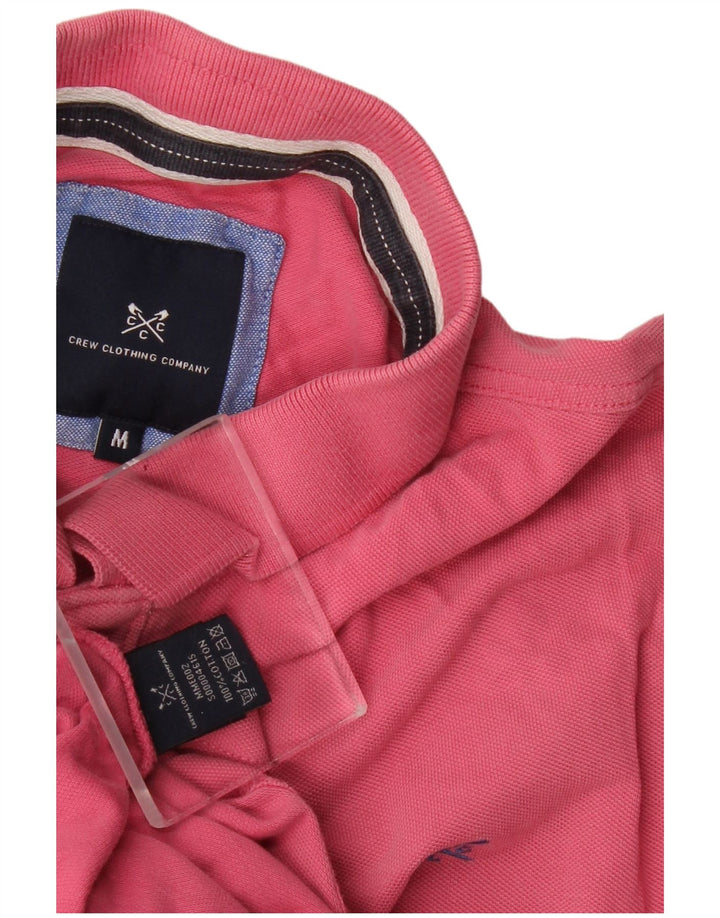 Crew Clothing Tricou polo pentru bărbați, bumbac roz mediu