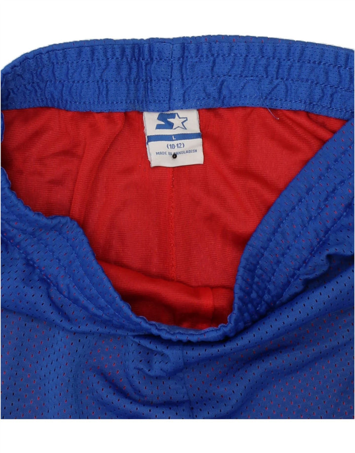 STARTER Boys Sport Shorts 10-11 Years Large Blue Polyester Vintage Starter and Second-Hand Starter from Messina Hembry 