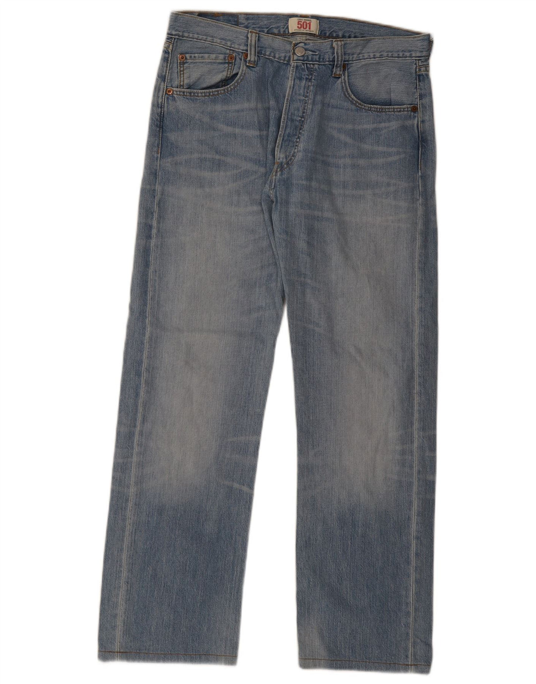 Blugi drepti pentru bărbați Levi's 501 W34 L30 albastru