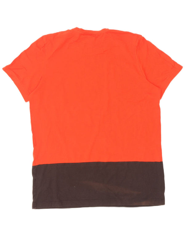 Tricou grafic pentru bărbați Adidas Top XL, roșu, bumbac color bloc