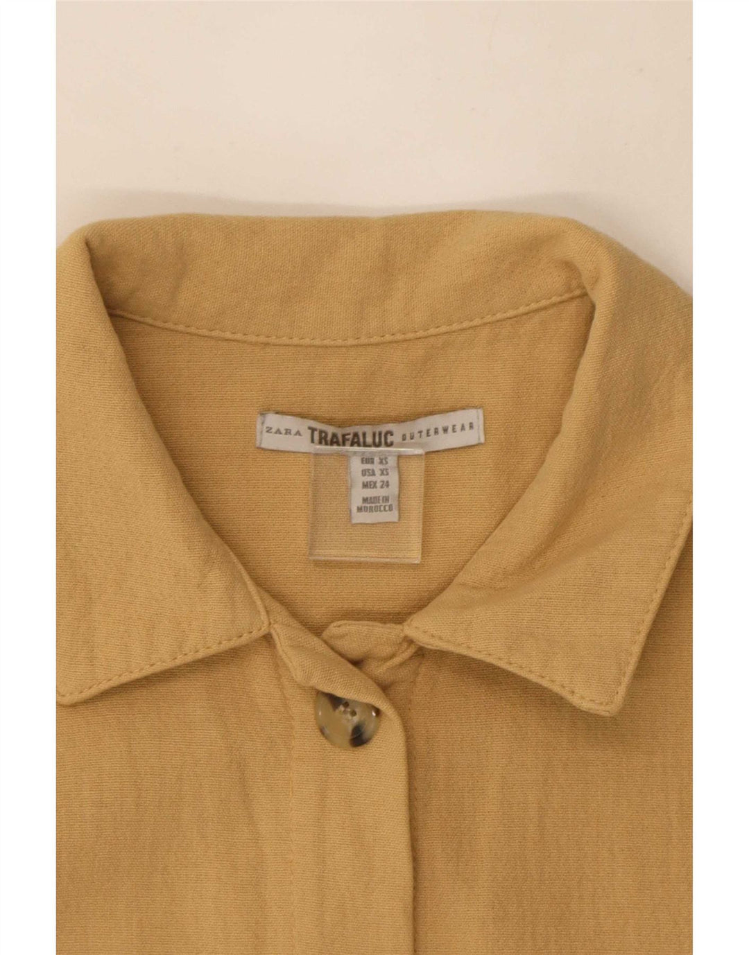 Pardesiu supradimensionat pentru femei Zara UK 6 XS Bej