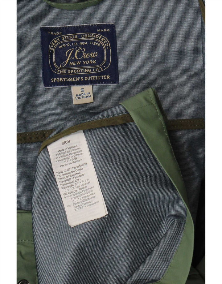 Jachetă cu glugă pentru bărbați J. Crew UK 36 Poliester verde mic