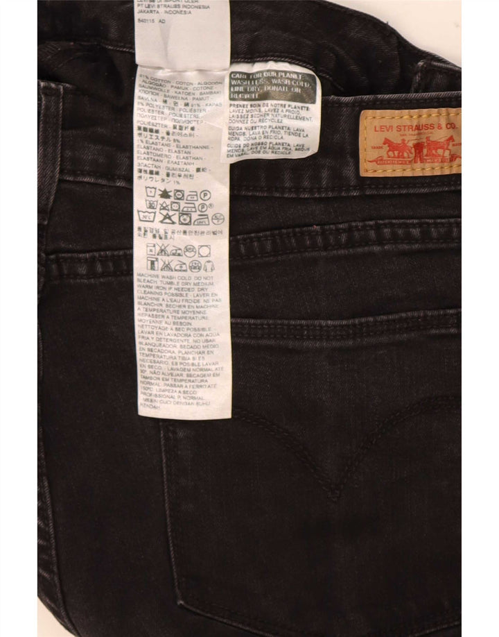 Blugi skinny pentru femei Levi's W32 L32 bumbac negru