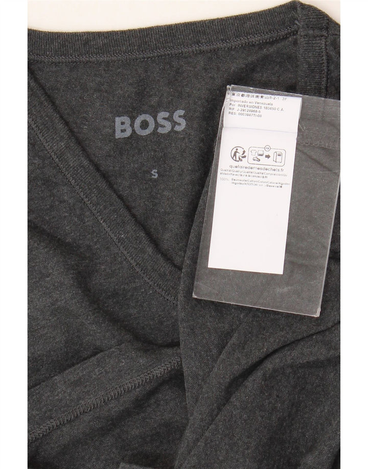 Tricou pentru bărbați Hugo Boss Top mic din bumbac gri
