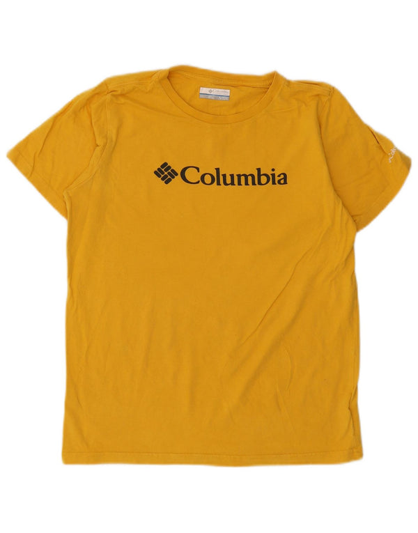 Tricou grafic Columbia pentru băieți Top 15-16 ani XL bumbac galben