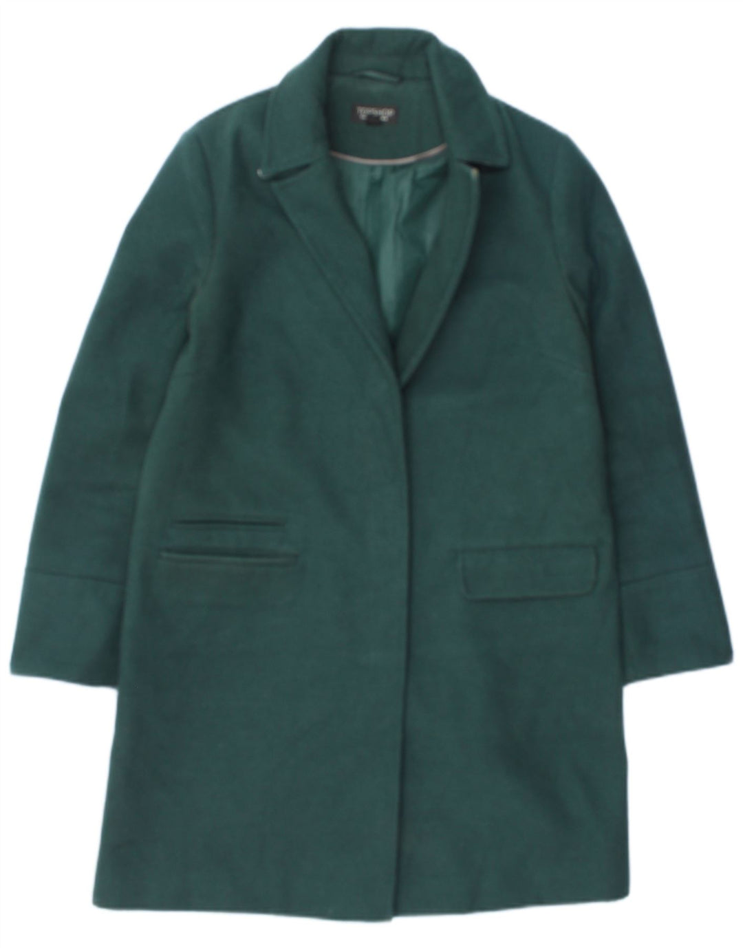 Topshop Pardesiu pentru femei UK 8 Small Green Poliester