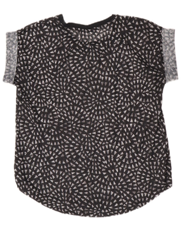 Bluză Mossimo pentru femei See Through Top UK 18 XL Poliester negru