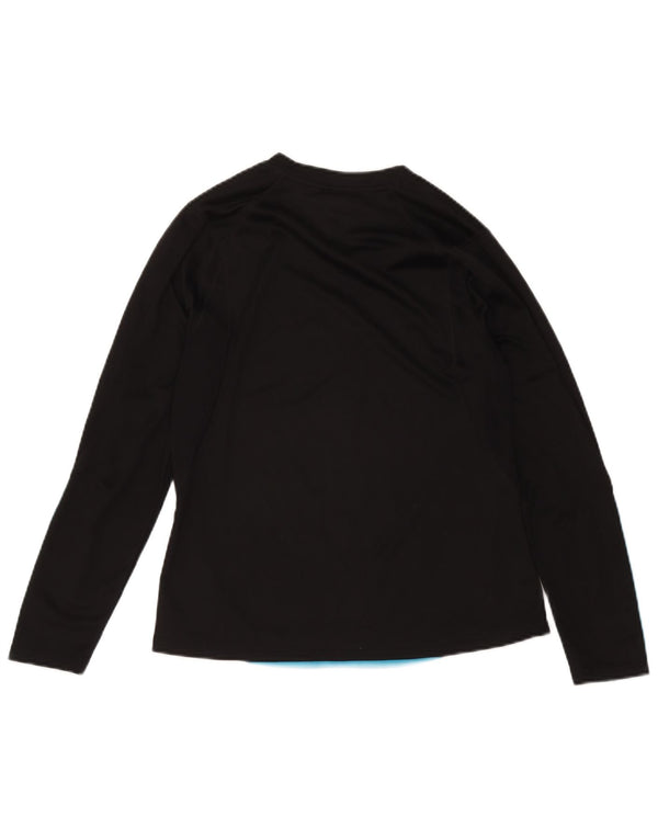 Adidas Climacool Top mânecă lungă pentru femei UK 16 Poliester negru mare