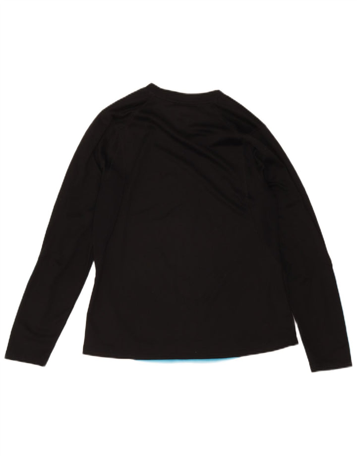 Adidas Climacool Top mânecă lungă pentru femei UK 16 Poliester negru mare