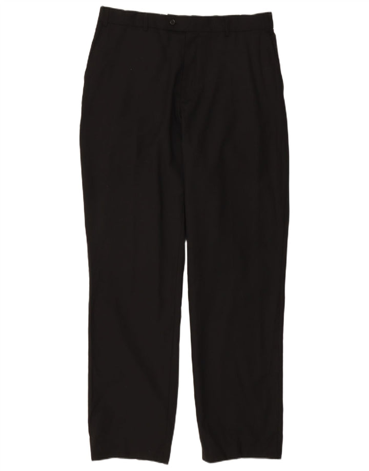 JOHN LEWIS Pantaloni drepti pentru bărbați L36 L33 Poliester negru