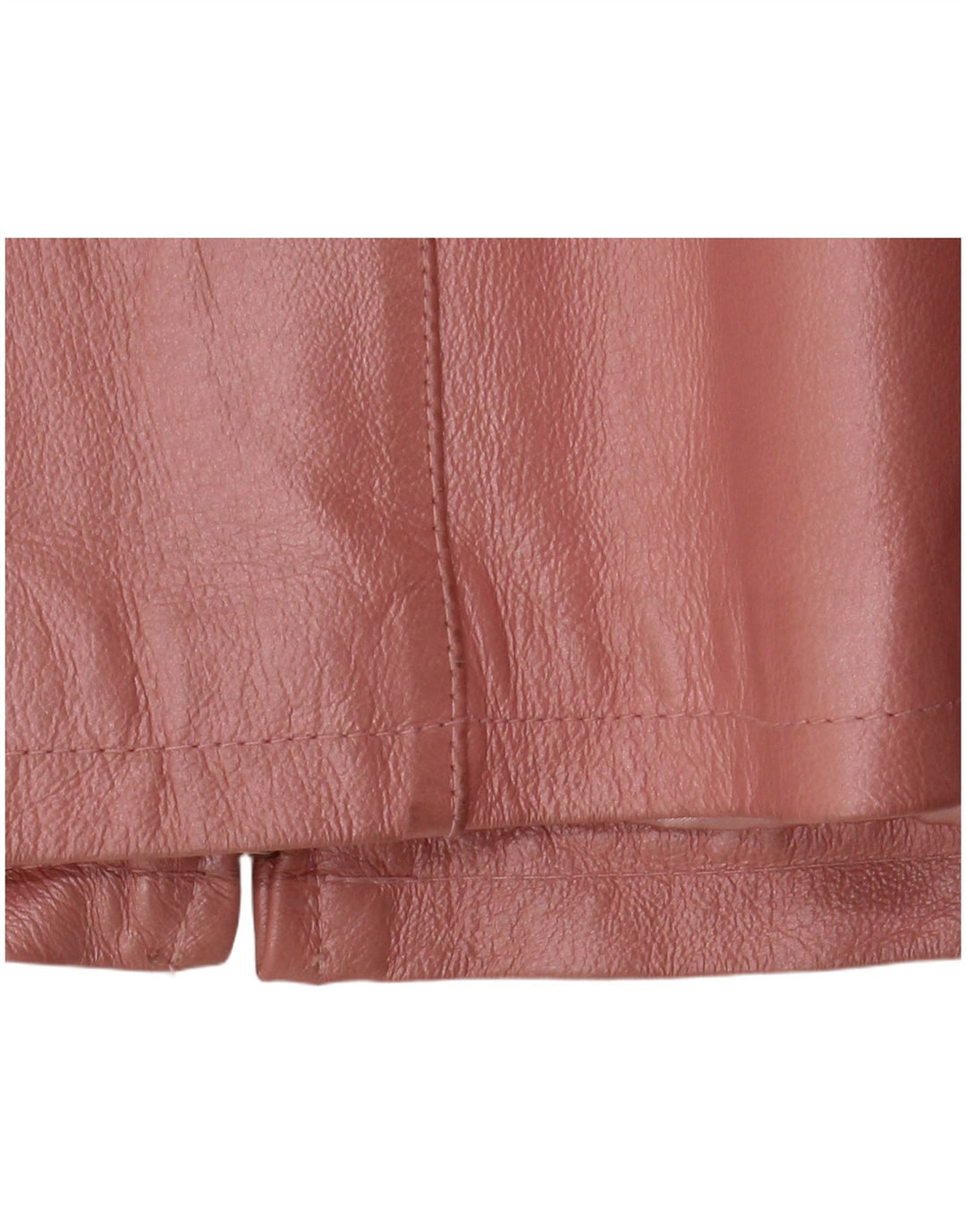 Jachetă de piele vintage pentru femei UK 18 XL piele roz
