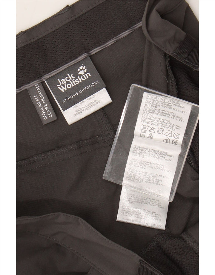 Pantaloni scurti cargo Jack Wolfskin pentru bărbați, cu tăiere obișnuită, UK 42 Large W35 Poliamidă gri