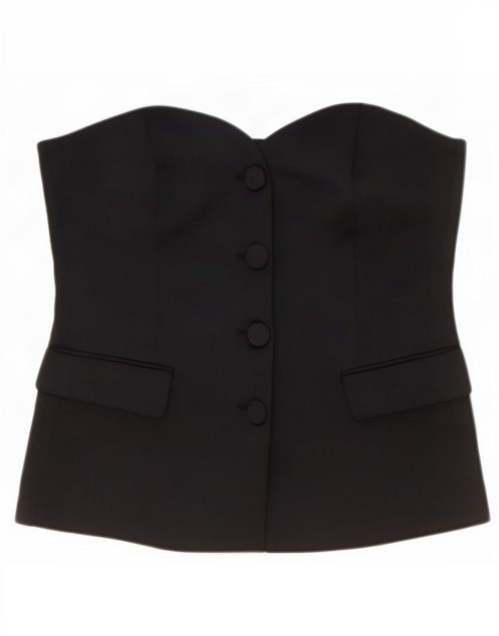 Top fără bretele pentru femei Zara UK 14 Large Black