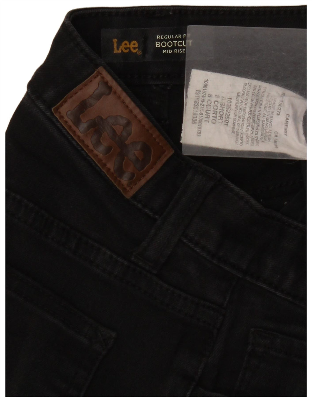 Blugi Lee pentru femei, cu talie medie, cu talie regulată, cu bootcut US 8 Medium W28 L29 Negri