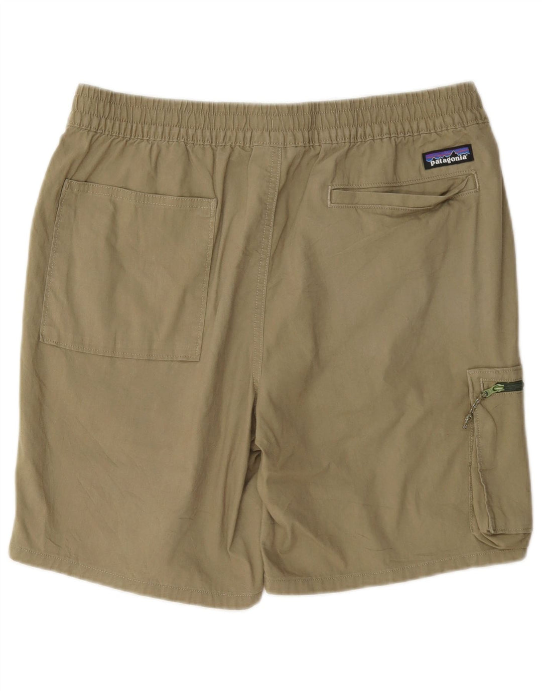 Pantaloni scurți cargo Patagonia pentru bărbați, mediu W32, bumbac kaki