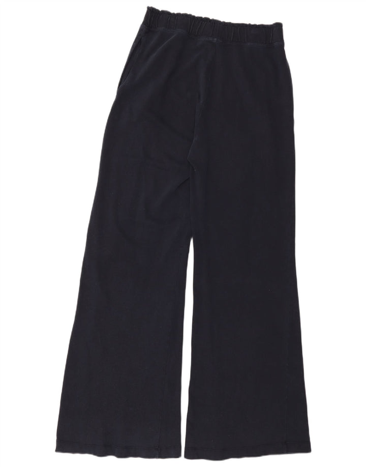 Pantaloni pentru femei Zara cu picioare largi UK 14 Medium Bleumarin