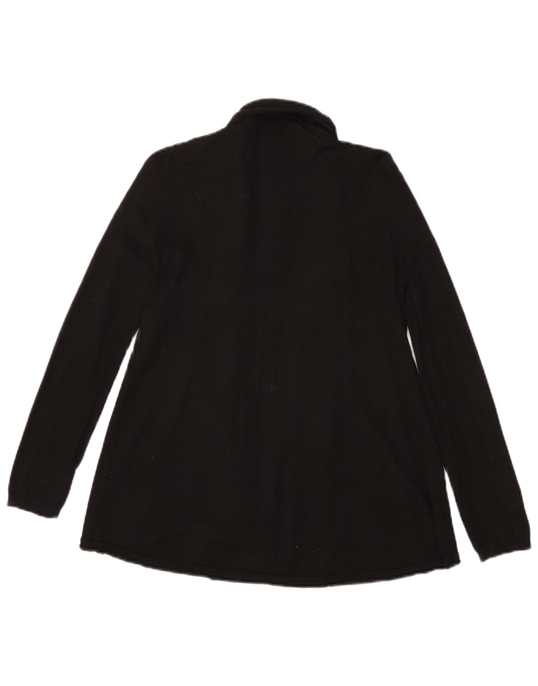 Pulover cardigan deschis pentru femei Zara UK 10 mic, negru, viscoză