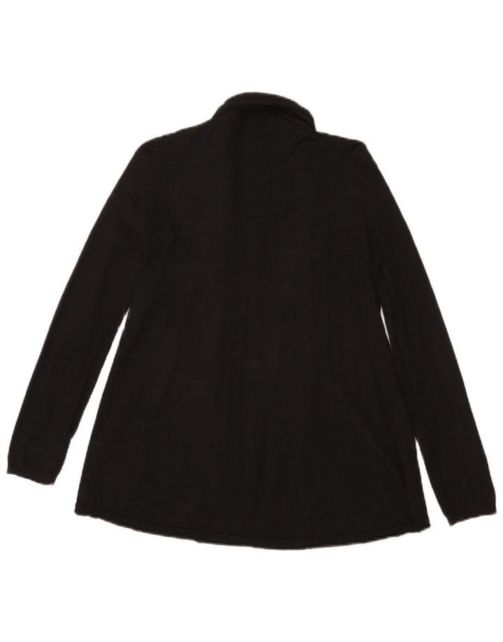 Pulover cardigan deschis pentru femei Zara UK 10 mic, negru, viscoză