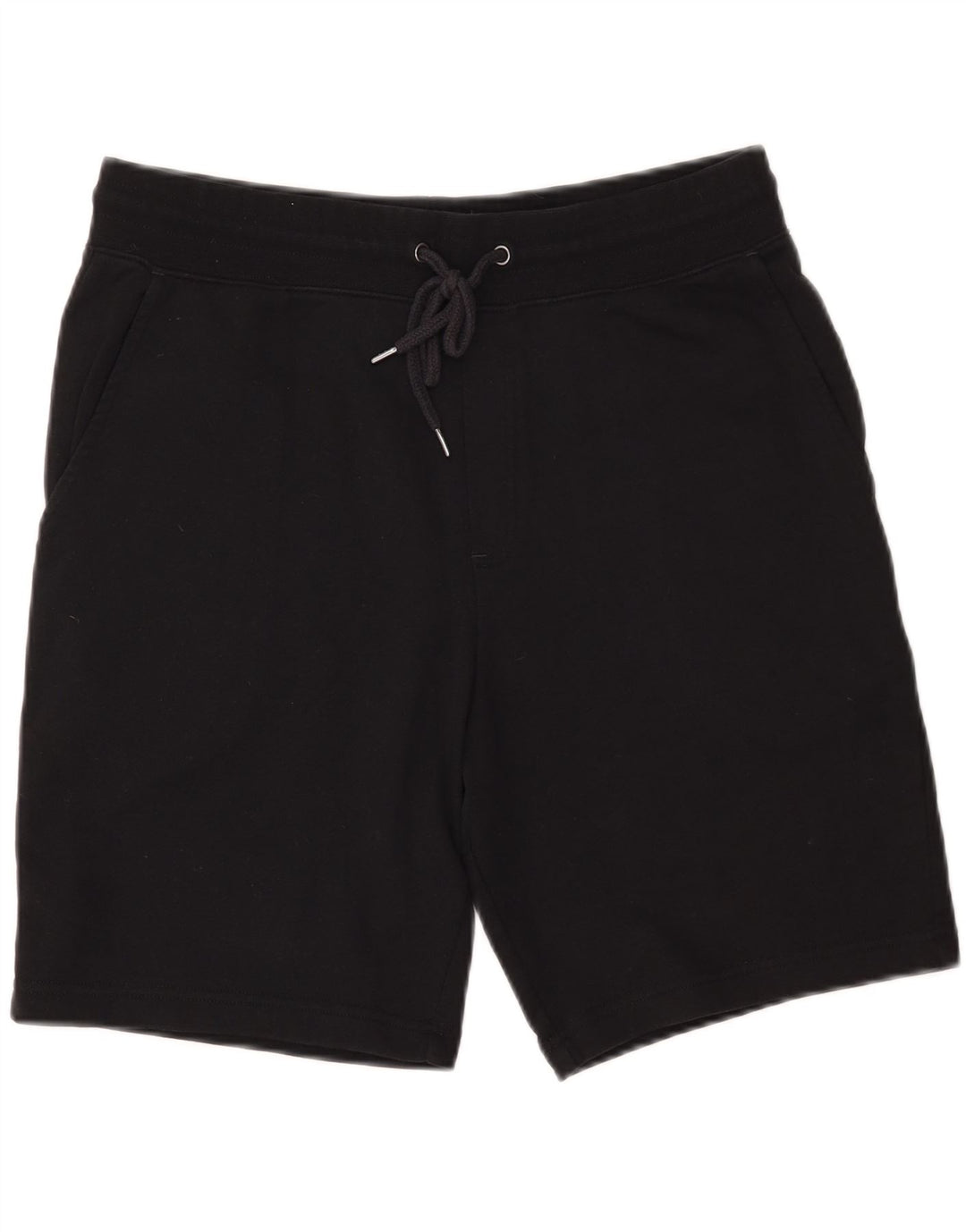 MARKS & SPENCER Pantaloni scurți sport pentru bărbați, bumbac negru mediu
